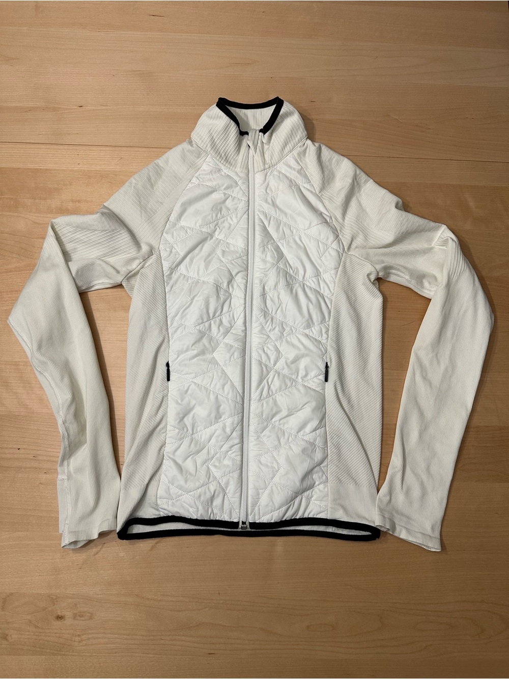 Athleta Quilted Zip-Front Jacket